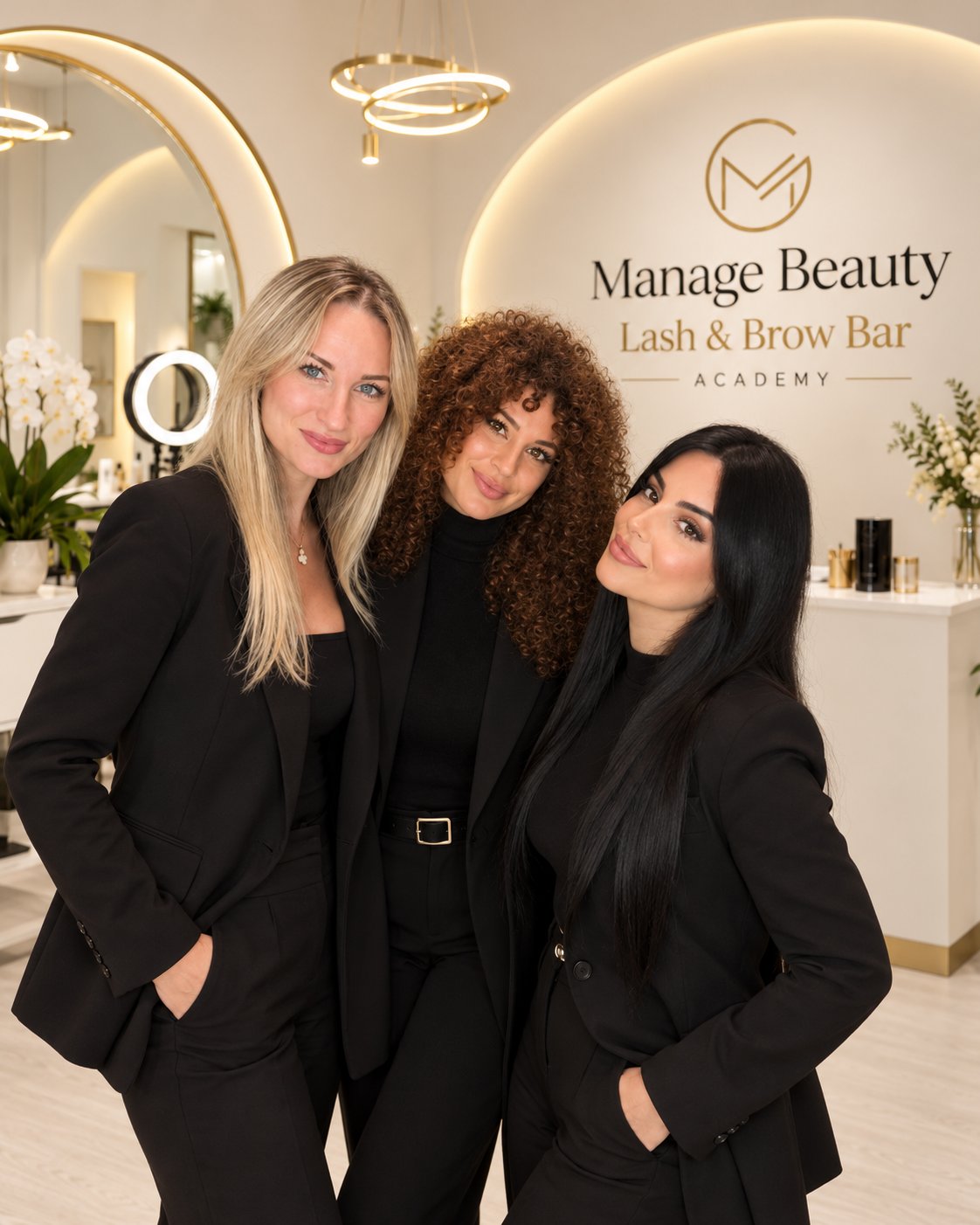 Il team Manage Beauty nel salone
